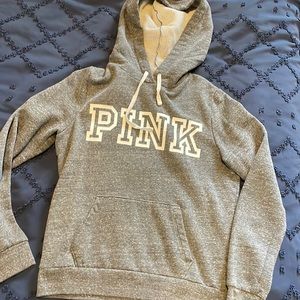 Gray Victoria’s Secret sweatshirt